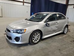 Salvage cars for sale at Byron, GA auction: 2016 Mitsubishi Lancer ES