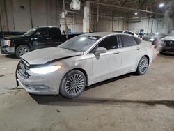 Ford salvage cars for sale: 2017 Ford Fusion Titanium