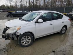 Salvage cars for sale at Waldorf, MD auction: 2014 Nissan Versa S