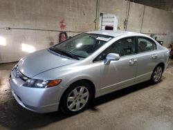 Honda Civic salvage cars for sale: 2007 Honda Civic LX