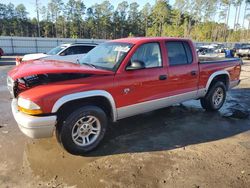 Salvage cars for sale at Harleyville, SC auction: 2003 Dodge Dakota Quad SLT