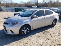 2014 Toyota Corolla L en venta en Augusta, GA