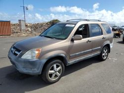 Salvage cars for sale at Kapolei, HI auction: 2002 Honda CR-V EX