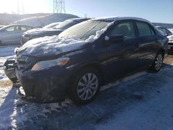 Salvage cars for sale at Littleton, CO auction: 2012 Toyota Corolla Base