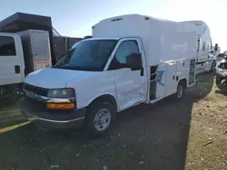 Salvage trucks for sale at Martinez, CA auction: 2014 Chevrolet Express G3500