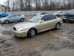 Salvage cars for sale at Chalfont, PA auction: 2003 Hyundai Sonata GL