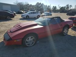 Salvage cars for sale at Hampton, VA auction: 1989 Chevrolet Corvette