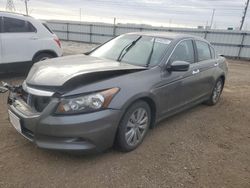 Salvage cars for sale at Elgin, IL auction: 2011 Honda Accord EXL