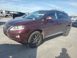 Salvage cars for sale at Grand Prairie, TX auction: 2014 Lexus RX 350 Base