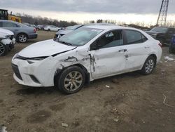 Salvage cars for sale at Windsor, NJ auction: 2016 Toyota Corolla L