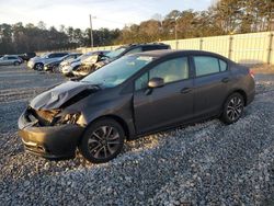 Salvage cars for sale from Copart Ellenwood, GA: 2013 Honda Civic EXL