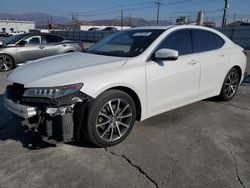 Salvage cars for sale at Sun Valley, CA auction: 2016 Acura TLX Tech