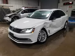 Salvage cars for sale at Elgin, IL auction: 2016 Volkswagen Jetta SEL