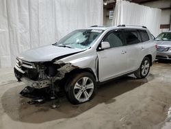 Toyota Highlander salvage cars for sale: 2013 Toyota Highlander Limited