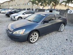 Honda Accord salvage cars for sale: 2005 Honda Accord LX