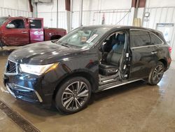 Salvage cars for sale at Franklin, WI auction: 2020 Acura MDX Technology