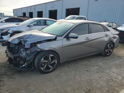 Salvage cars for sale at Jacksonville, FL auction: 2023 Hyundai Elantra Limited