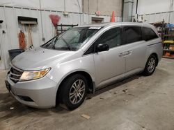 Salvage cars for sale at Mcfarland, WI auction: 2012 Honda Odyssey EXL