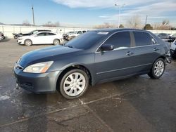 Honda Accord ex salvage cars for sale: 2006 Honda Accord EX