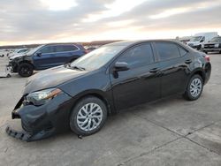 Salvage cars for sale from Copart Grand Prairie, TX: 2017 Toyota Corolla L