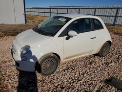 Salvage cars for sale at Rapid City, SD auction: 2012 Fiat 500 POP