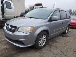 Salvage cars for sale from Copart Woodburn, OR: 2014 Dodge Grand Caravan SXT