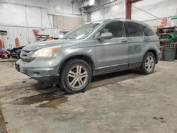 Salvage cars for sale from Copart Mcfarland, WI: 2010 Honda CR-V EXL