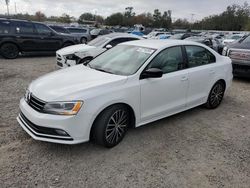 Salvage cars for sale at Riverview, FL auction: 2016 Volkswagen Jetta Sport