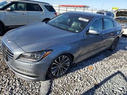 Salvage cars for sale at Cahokia Heights, IL auction: 2017 Genesis G80 Base