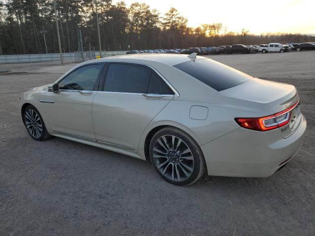 2018 Lincoln Continental Select