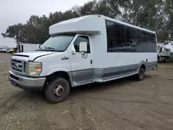 Salvage trucks for sale at Martinez, CA auction: 2009 Ford Econoline E450 Super Duty Cutaway Van