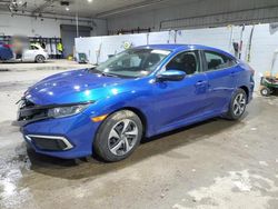 Honda salvage cars for sale: 2021 Honda Civic LX