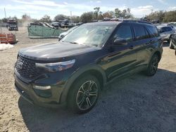 Salvage cars for sale at Riverview, FL auction: 2020 Ford Explorer ST