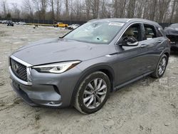 Salvage cars for sale at Waldorf, MD auction: 2020 Infiniti QX50 Pure