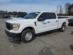 Ford f-150 salvage cars for sale: 2021 Ford F150 Supercrew