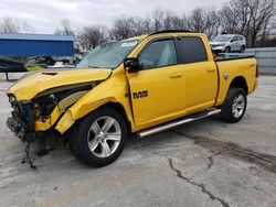 Salvage cars for sale at Rogersville, MO auction: 2016 Dodge RAM 1500 Sport