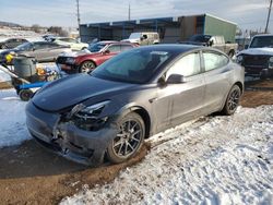 Salvage cars for sale at Colorado Springs, CO auction: 2023 Tesla Model 3