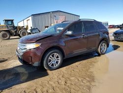 Salvage cars for sale from Copart Amarillo, TX: 2012 Ford Edge SE