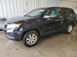 Salvage cars for sale at Franklin, WI auction: 2012 KIA Sorento Base