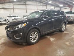 Salvage cars for sale at Lansing, MI auction: 2016 KIA Sorento LX