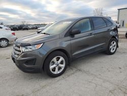 Salvage cars for sale at Kansas City, KS auction: 2017 Ford Edge SE