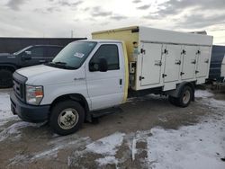 Salvage trucks for sale at Woodhaven, MI auction: 2017 Ford Econoline E450 Super Duty Cutaway Van