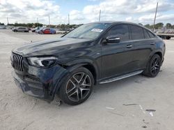 Salvage cars for sale at West Palm Beach, FL auction: 2021 Mercedes-Benz GLE Coupe AMG 53 4matic