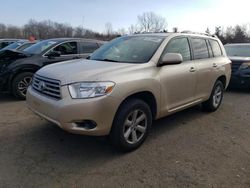 Salvage cars for sale at New Britain, CT auction: 2008 Toyota Highlander