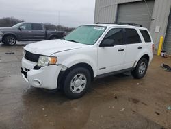 Ford salvage cars for sale: 2008 Ford Escape XLS