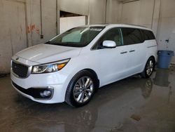 KIA Sedona Vehiculos salvage en venta: 2015 KIA Sedona SXL