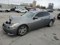 Vehiculos salvage en venta de Copart New Orleans, LA: 2013 Infiniti G37 Base