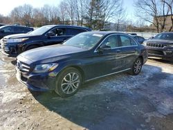 Salvage cars for sale at North Billerica, MA auction: 2018 Mercedes-Benz C 300 4matic