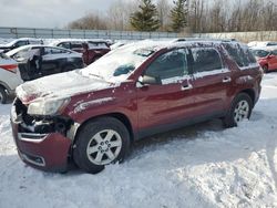 Salvage cars for sale at Davison, MI auction: 2015 GMC Acadia SLE