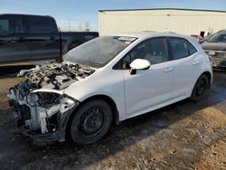 Salvage cars for sale at Rocky View County, AB auction: 2019 Toyota Corolla SE